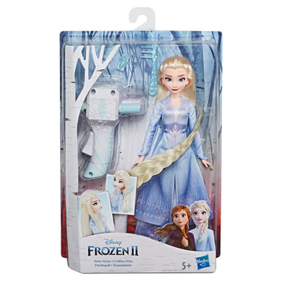 Disney Frozen II - Sister Styles Elsa Fashion Doll With Extra-Long