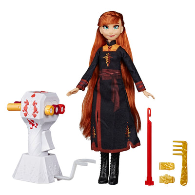 Disney Frozen II - Sister Styles Anna Fashion Doll With Extra-Long Red Hair