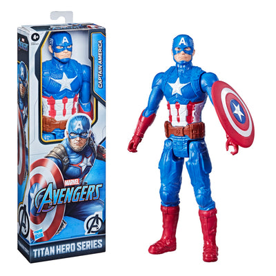 Marvel Avengers Titan Hero Series Captain America Action Figure, 12-Inch