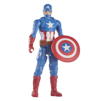 Marvel Avengers Titan Hero Series Captain America Action Figure, 12-Inch