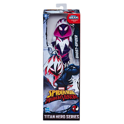 Spider-Man Maximum Venom Titan Hero Ghost-Spider Action Figure Toy, Inspired By The Marvel Universe