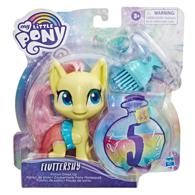My Little Pony Fluttershy Potion Dress Up Figure - 5-Inch Yellow Pony Toy