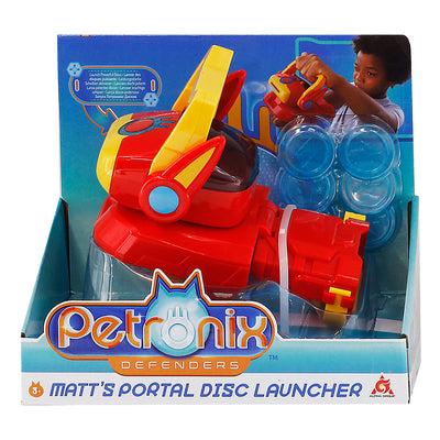Petronix Defenders Matt's Portal Disc Launcher Play Figure, Action Figure and Hero Play