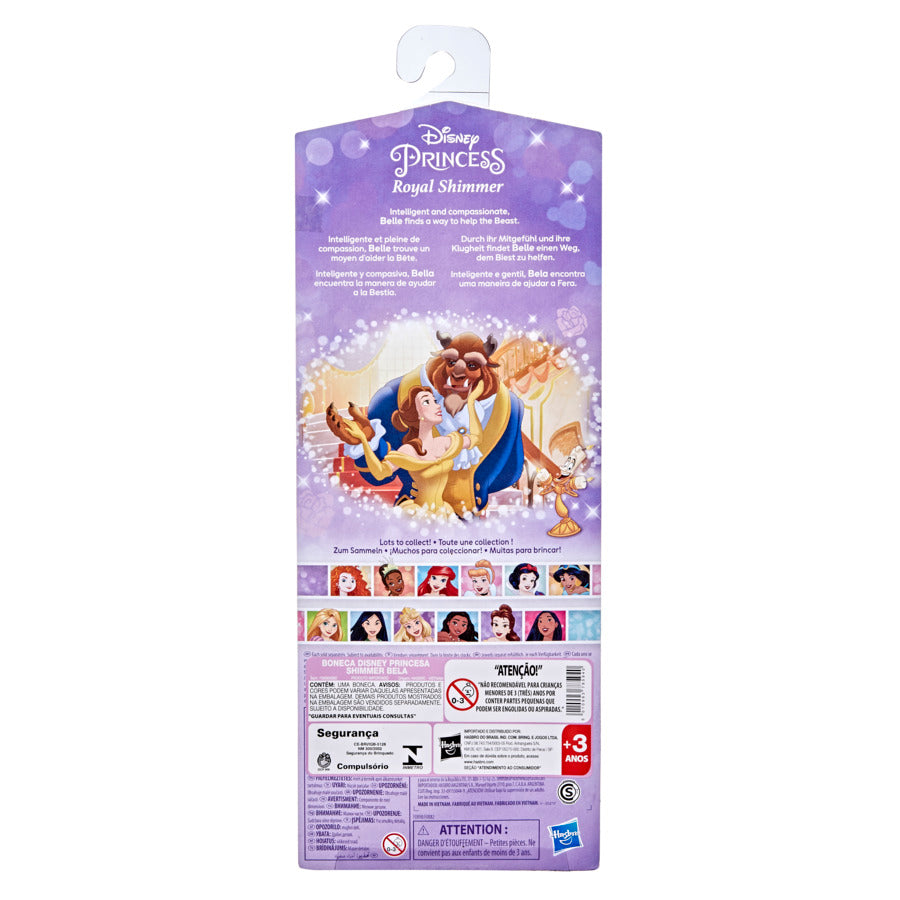 Disney Princess Royal Shimmer Belle Doll
