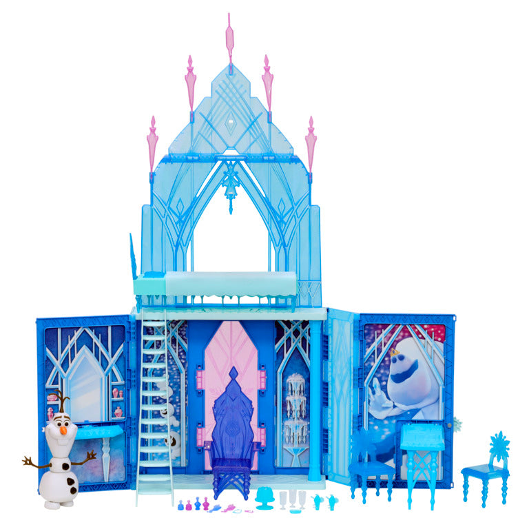 Disney's Frozen Elsa's Fold and Go Ice Palace, Elsa and Olaf Dolls