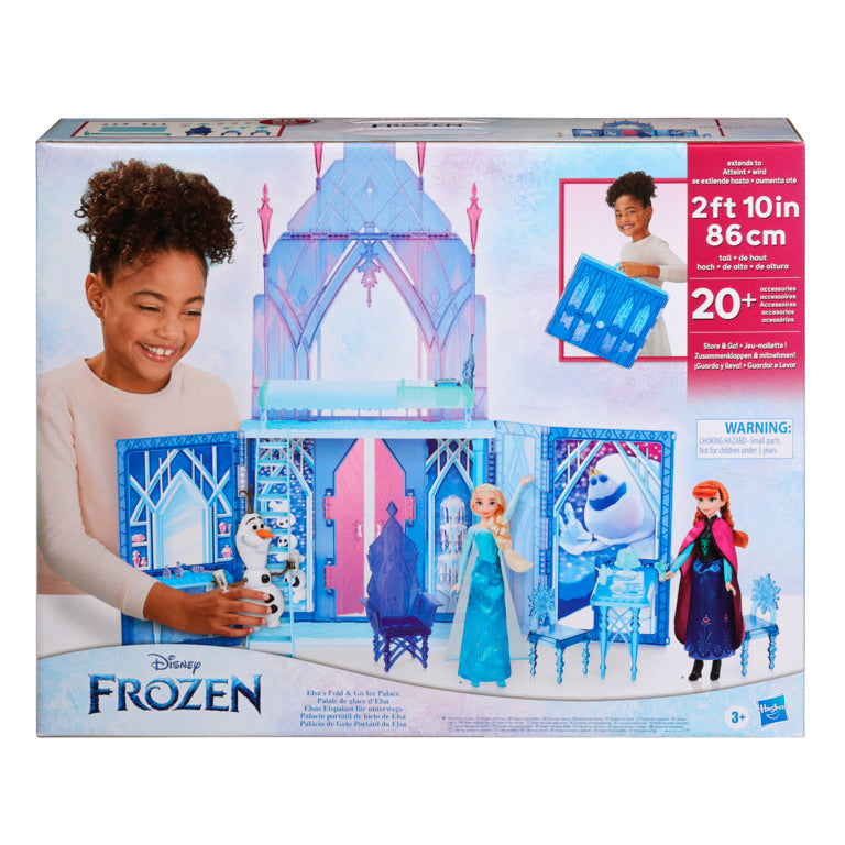 Disney's Frozen Elsa's Fold and Go Ice Palace, Elsa and Olaf Dolls