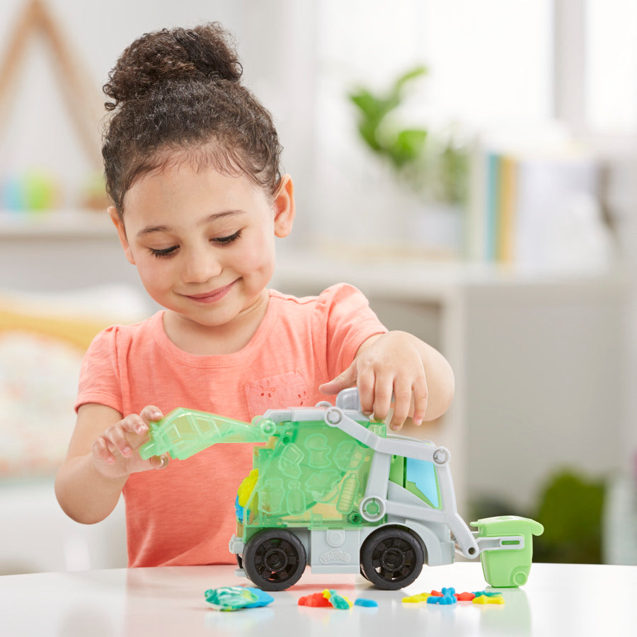 Play doh trash truck online