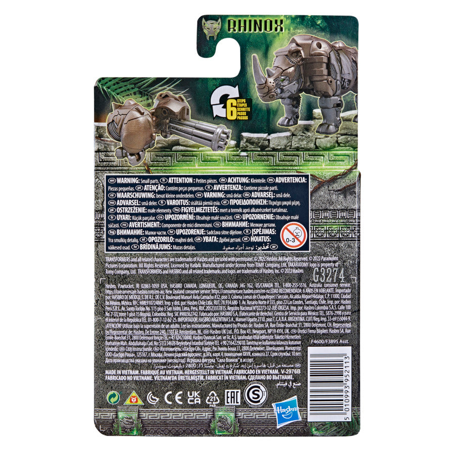 Transformers Rise of the Beasts Movie Beast Battle Masters Rhinox