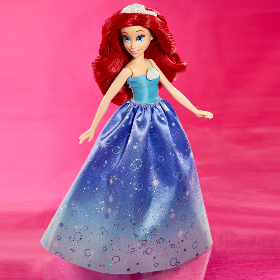 Disney Princess Life Ariel Fashion Doll, 10 Outfit Combinations