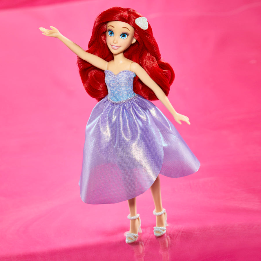 Disney Princess Life Ariel Fashion Doll, 10 Outfit Combinations