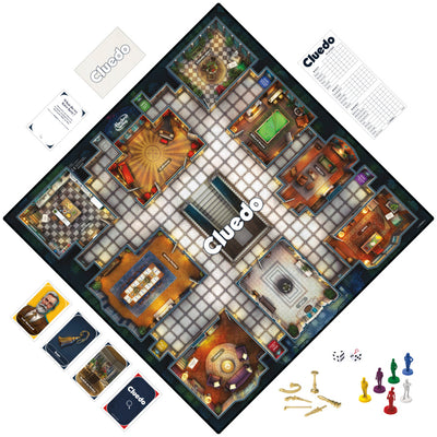 Hasbro Gaming Cluedo Classic Refresh, The Classic Mystery Game