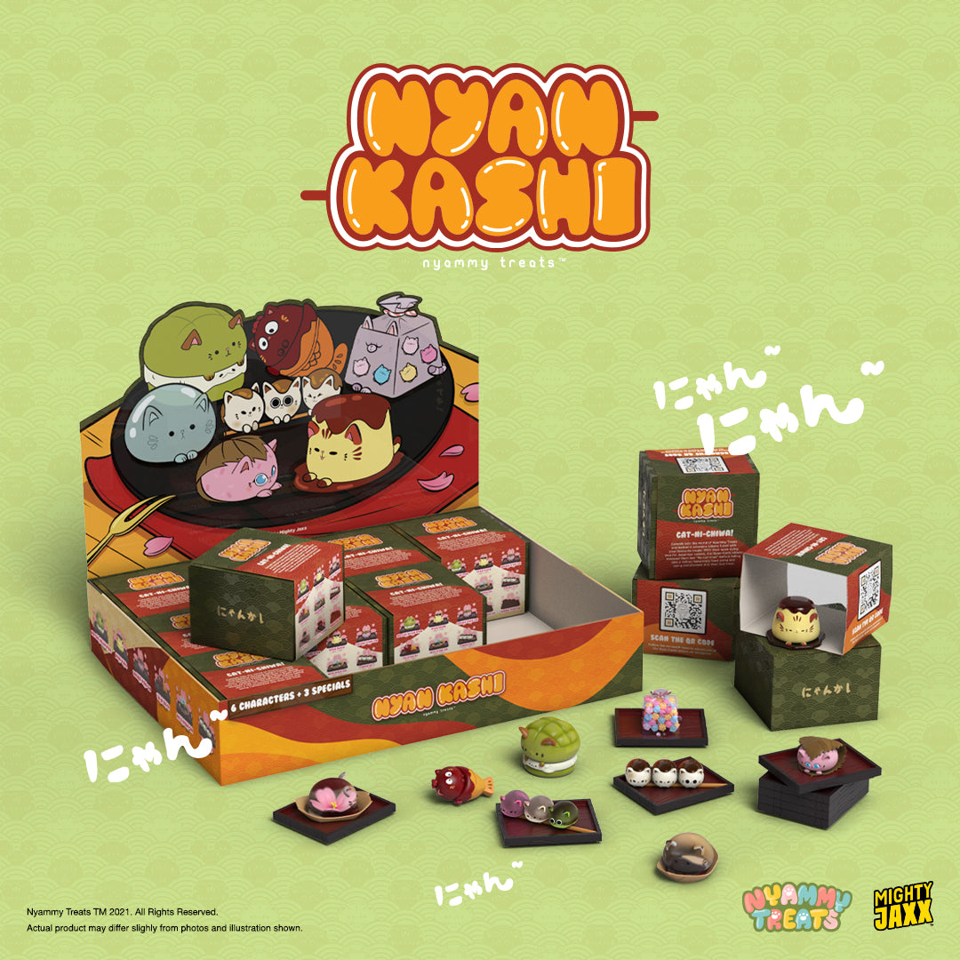 mighty jaxx nyan kashi ノーマル　コンプセット Mighty Jaxx Nyan Kashi Nyammy Treats - single blind box