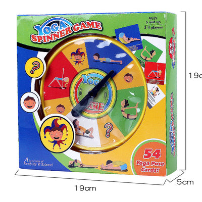 Yoga Spinner Game 2 to 4 Players, Flexibility and Balance, Ages 5+