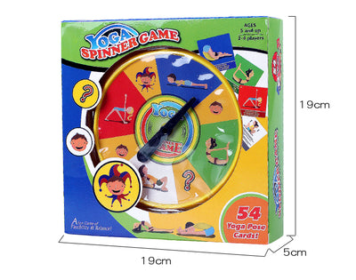 Yoga Spinner Game 2 to 4 Players, Flexibility and Balance, Ages 5+