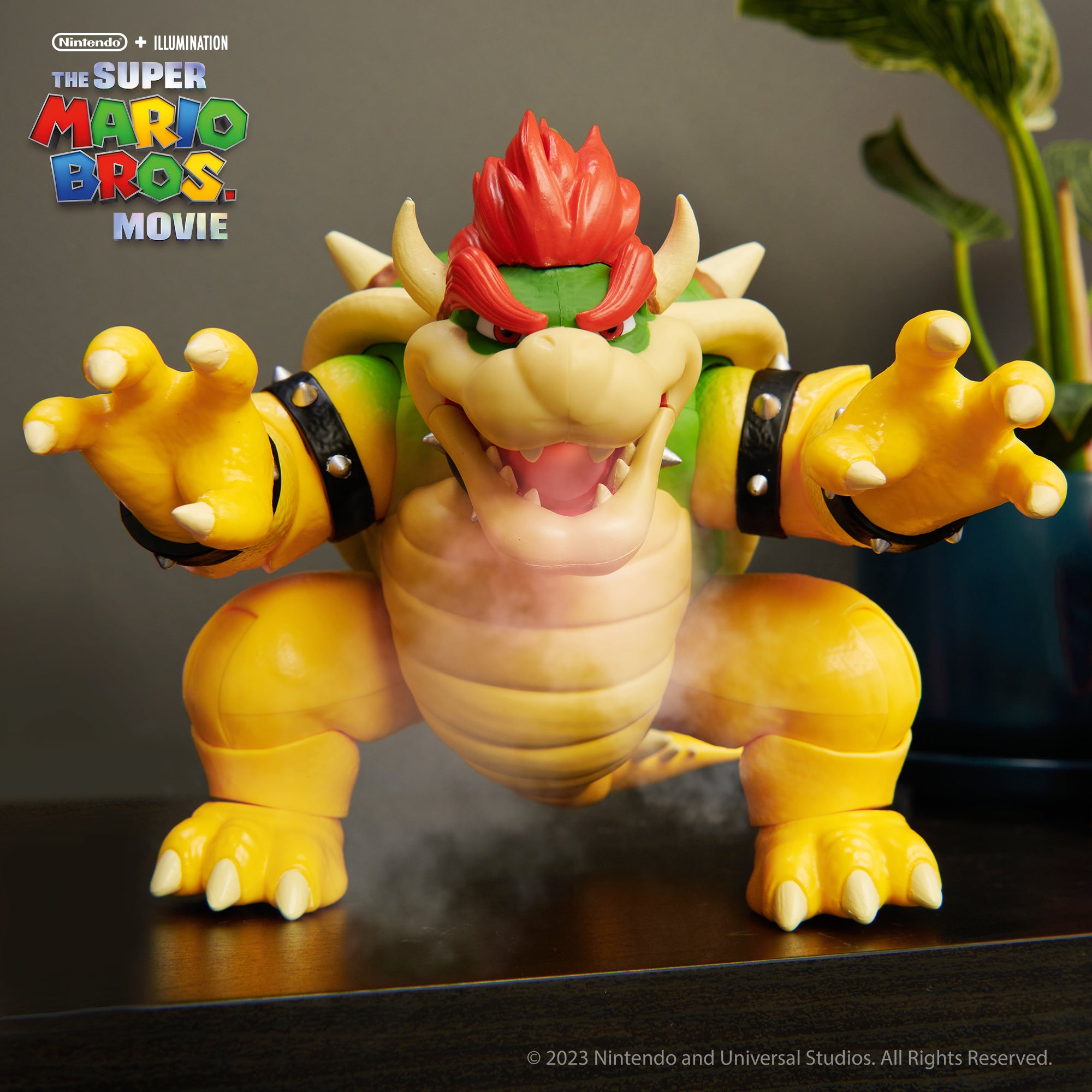 Super Mario Bros. The Movie Bowser 8 Deluxe Action Figure Jakks