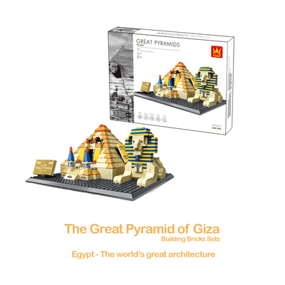 The Great Pyramid of Giza Building Bricks Sets