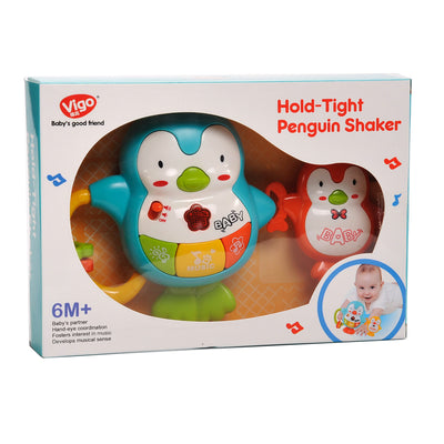 Vigo Hold-Tight Penguin Shaker Sensory Toy