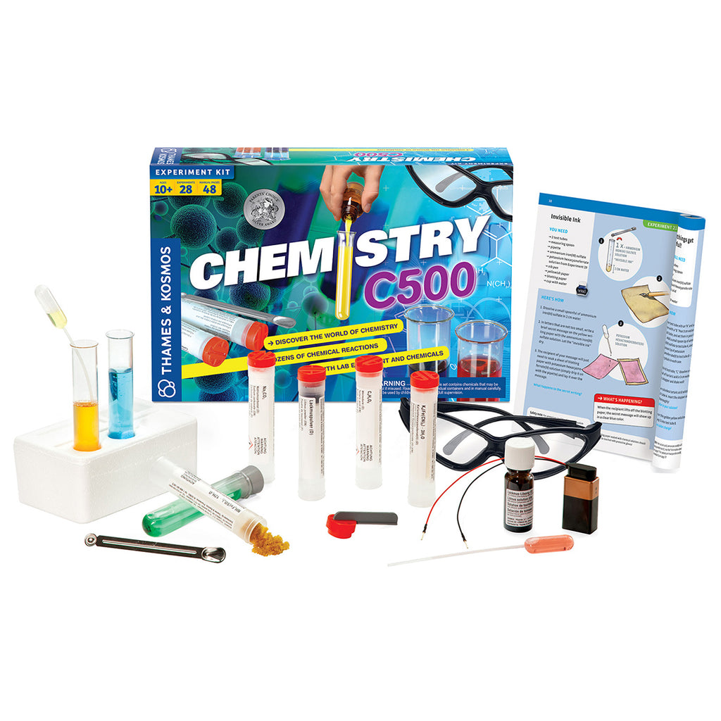 Thames & Kosmos Chemistry C500 Kids Science Experiment Kit