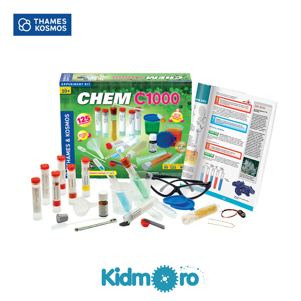 Thames & Kosmos Chemistry C1000 Kids Science Experiment Kit