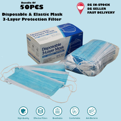 Disposable 3-Layer Surgical Mask