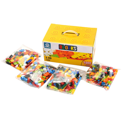 1000Pcs. Building Blocks Construction Toy Set Learning Playset Toy