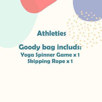 Athleties Goodie Bags, Ages 6+, (15.00/Bag, Min. Order 5 Bags)