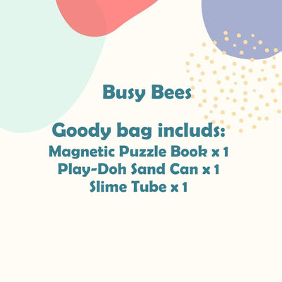 BusyBees Goodie Bags, Ages 3+, ($29.90/Bag, Min. Order 5 Bags)